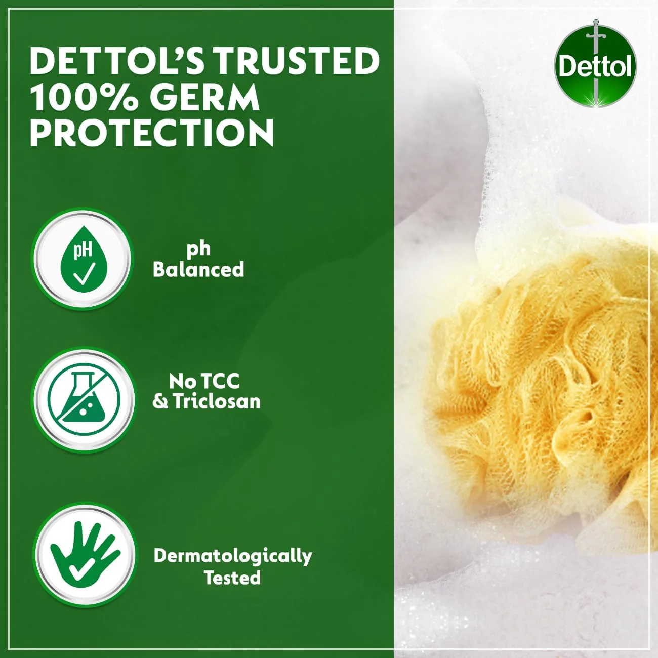 Dettol Sensitive Shower Gel & Body Wash, Lavender & White Musk Scent, 250ml - Image 3