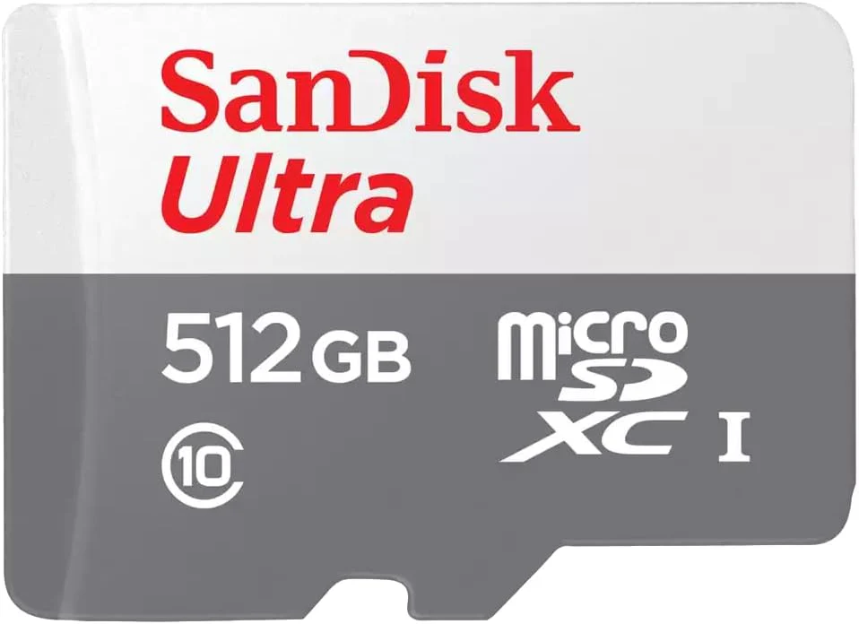 Sandisk 512Gb Ultra Microsdxc Uhs 1 Card 100Mb/S Grey -Sdsqunr-512G-Gn3Mn, Grey