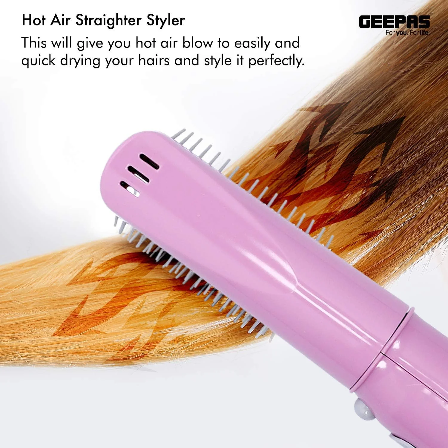 GEEPAS 8 in 1 Hair Styler 750W- GH731 - Image 3