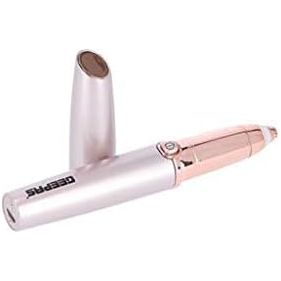 Geepas Eyebrow Trimmer - For Women, Usb Charging Cable, On/Off Switch, Epilator Led Indicator, Remover, Lipstick Design, Sharpness/Safety/Painless - Image 3