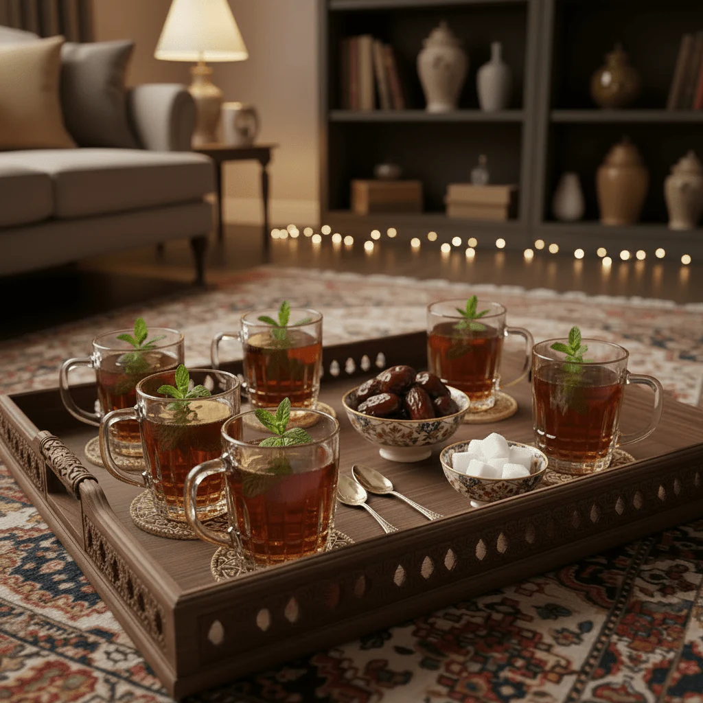 Germax Classic Tea Cup Glass Set of Three Pieces with 150 ml - Image 2