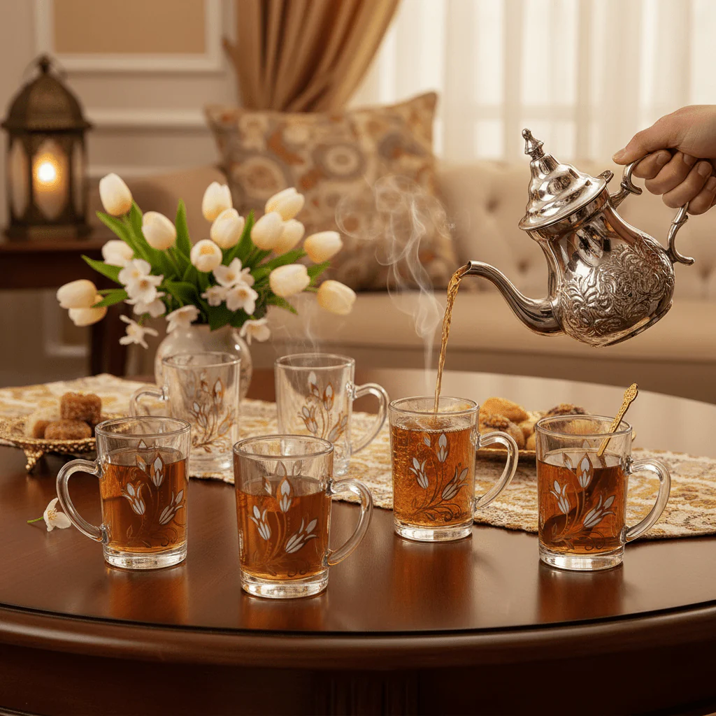 Germax Elegant Mini Tea Glass Set of Three Pieces with 100 ml - Image 2