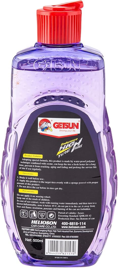 Getsun Endurance High Tire Gloss-500ml - Image 2
