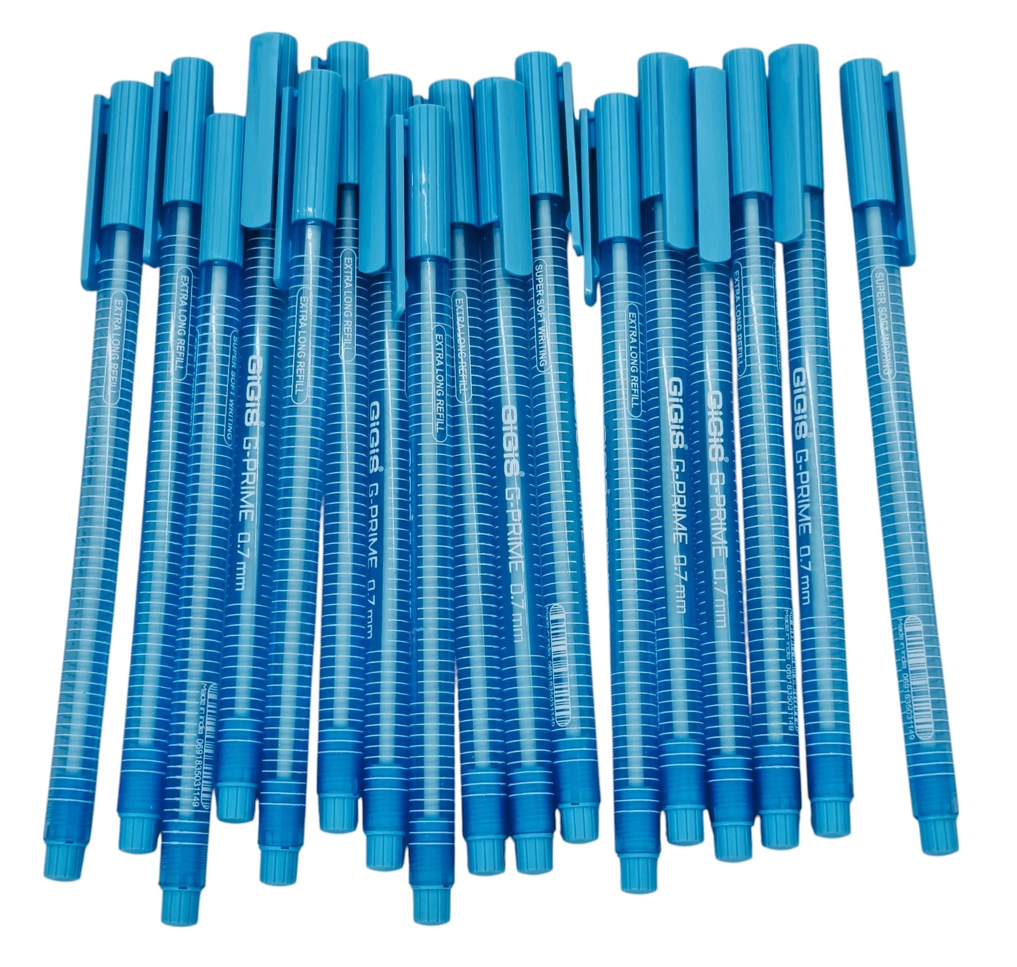 GIGIS 24pcs G-Prime 0.7mm Ball Point Pen, Blue