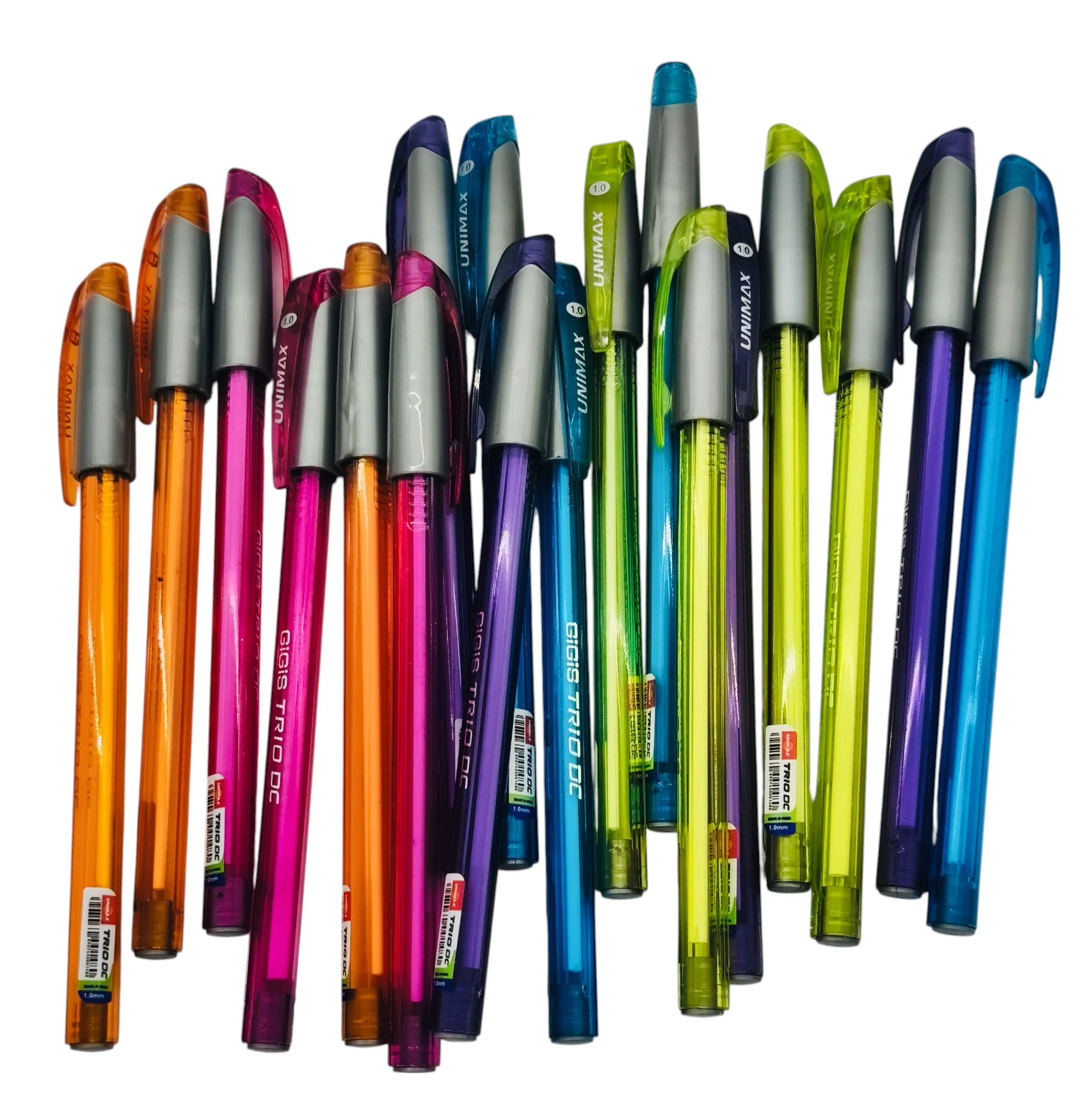 GIGIS 25pcs Unimax Trio-DC 1.0mm Ball Point Pen, Blue