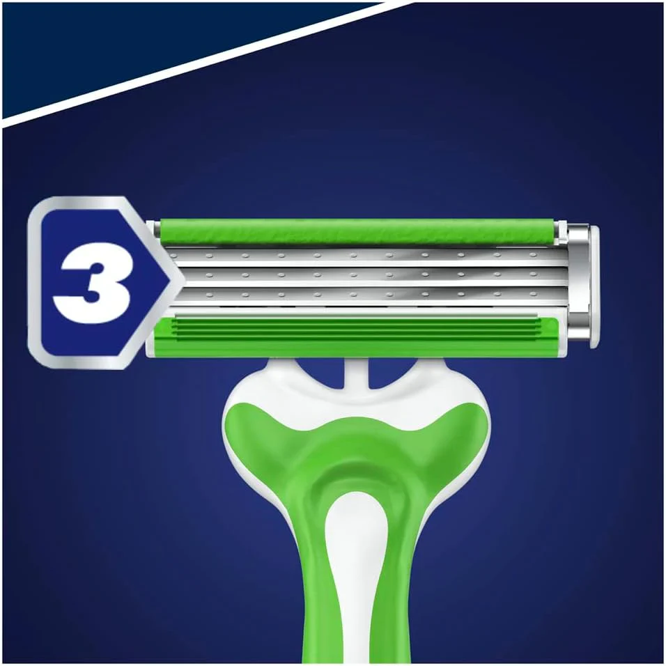 Gillette Blue 3 Sensitive Men's Disposable Razors-3 Pieces - Image 5
