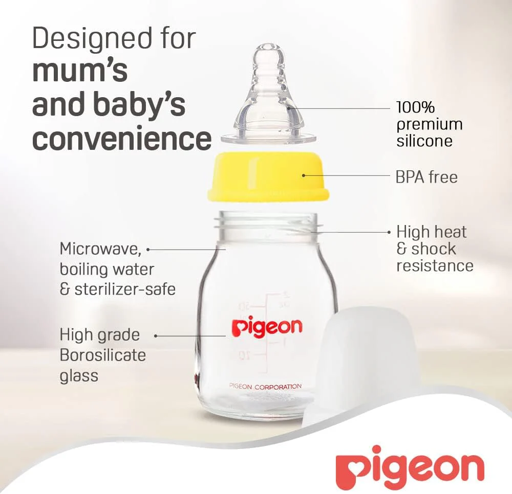 Pigeon Glass Juice Feeder 50ml - Assorted Color - Image 2