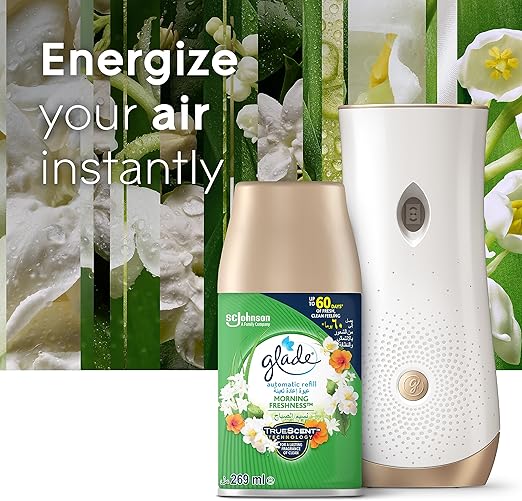 Glade Automatic Spray Refill Morning Freshness Air Freshener, For Up To 60 Days Of Automatic Freshness, 269ml - Image 2