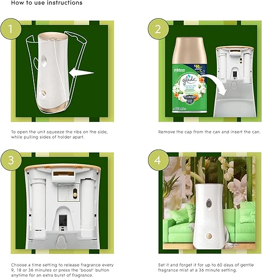 Glade Automatic Spray Refill Morning Freshness Air Freshener, For Up To 60 Days Of Automatic Freshness, 269ml - Image 4