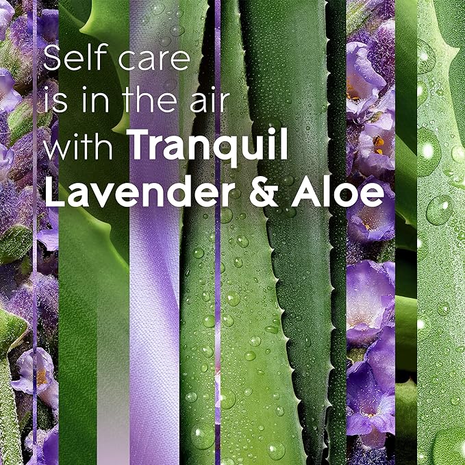 Glade Tranquil Lavender & Aloe Scented Candle, Fragrance Infused With Essential Oils, 3.4Oz - Image 2