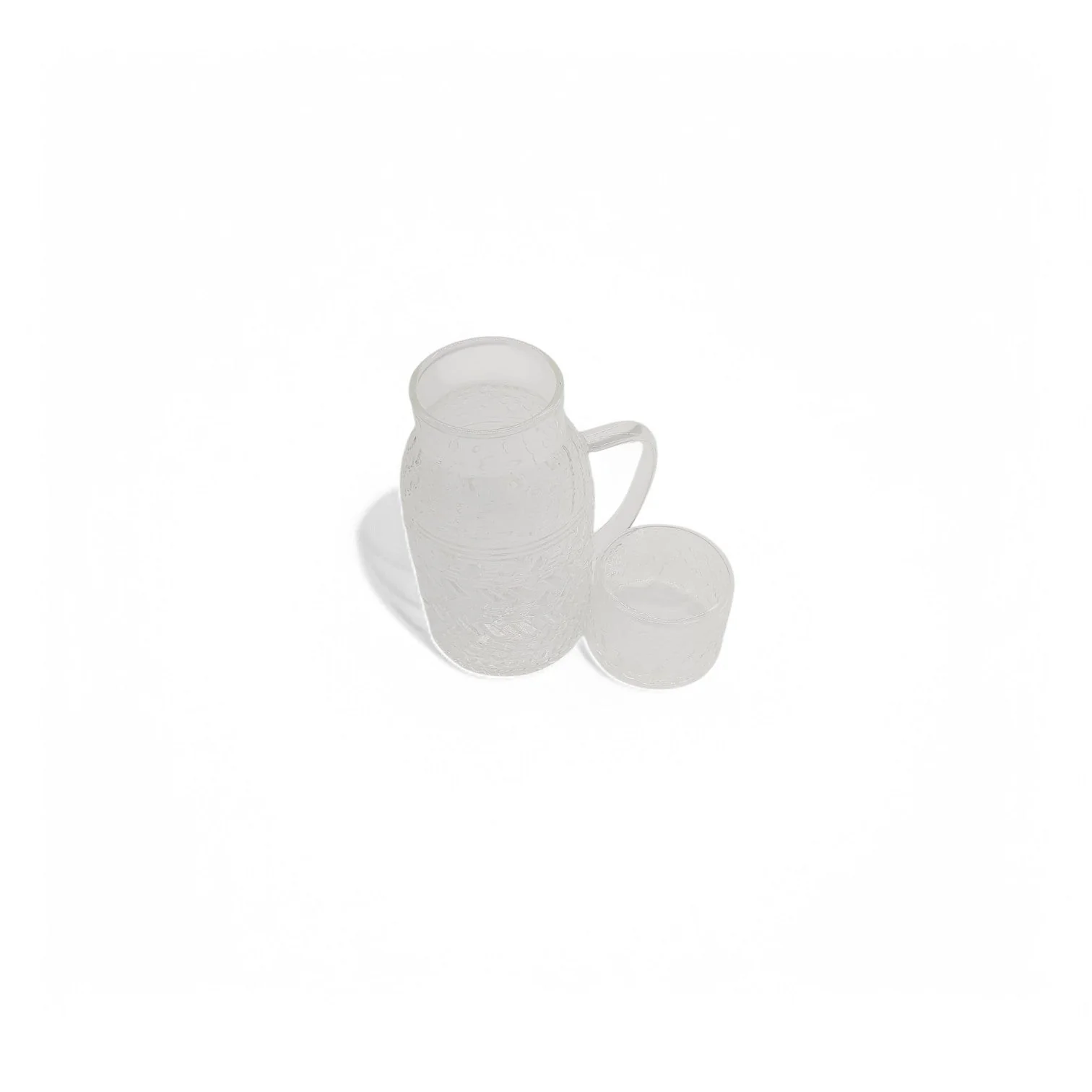AKDC Glass Jug  W/Cup LID  1036-27 Height 26CM 1100ML - Image 3