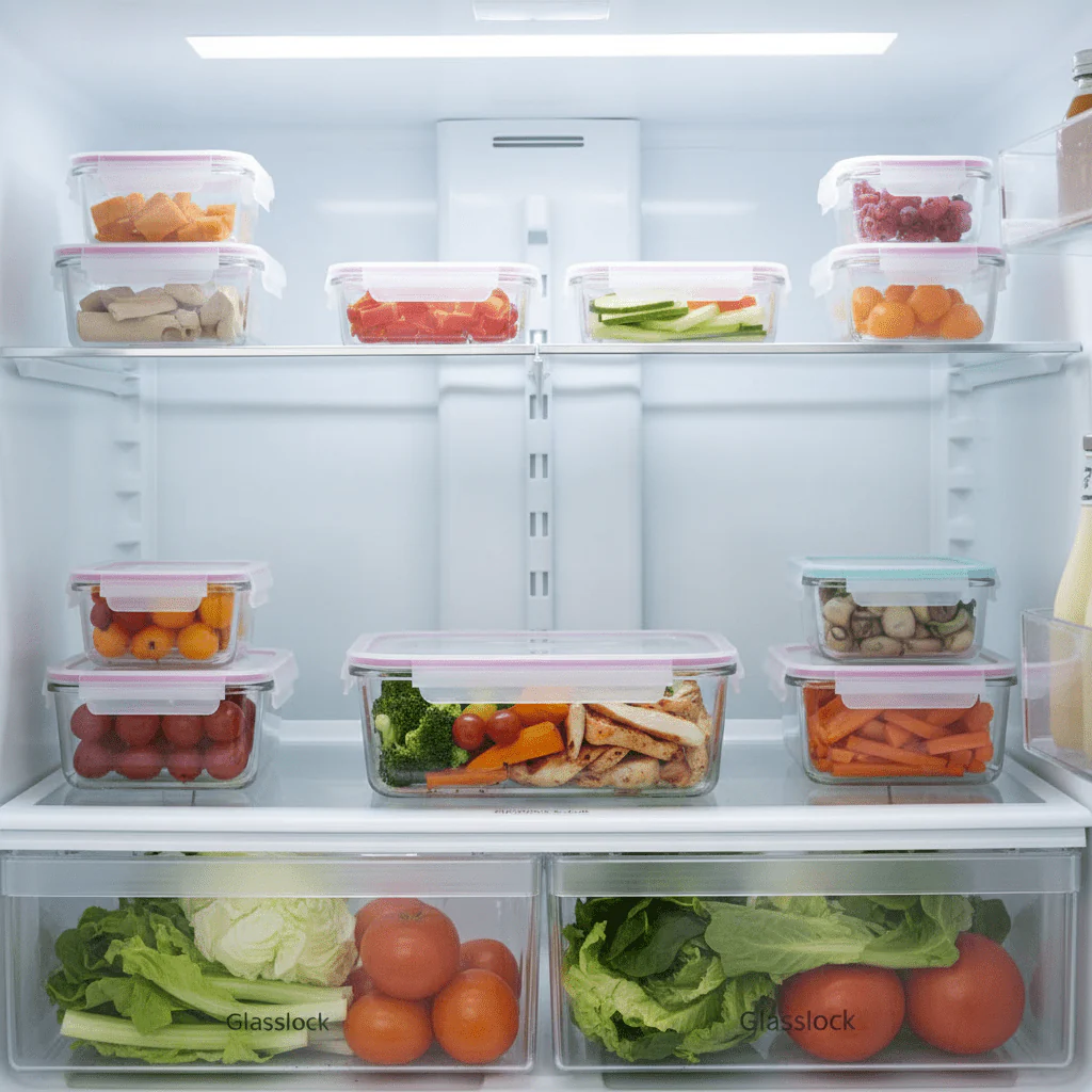 Glasslock Rectangular Glass Food Storage Container with Airtight Lock Lid – Large Capacity Kitchen Storage – 1900 ml - Image 4