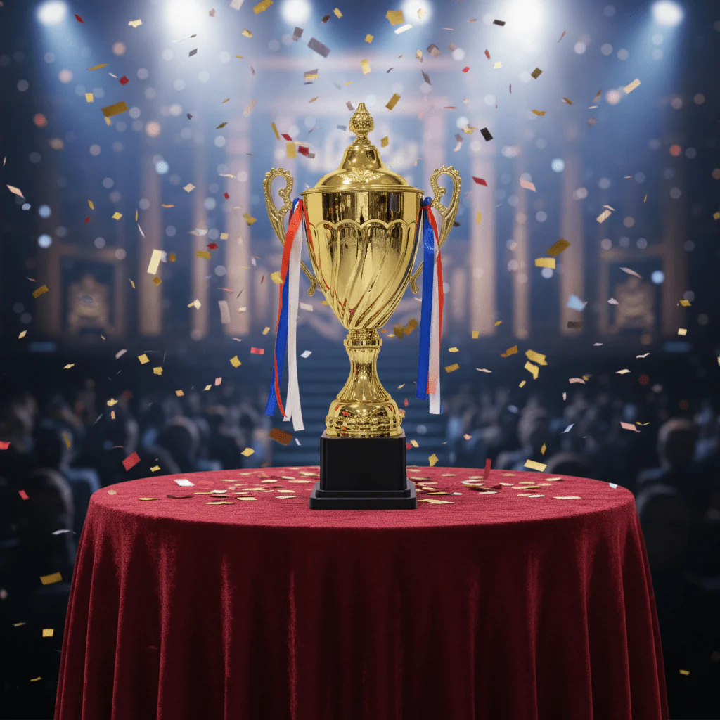 Premium Gold Metal Trophy Cup – 42cm | Black Base | Award & Championship Trophy - Image 3