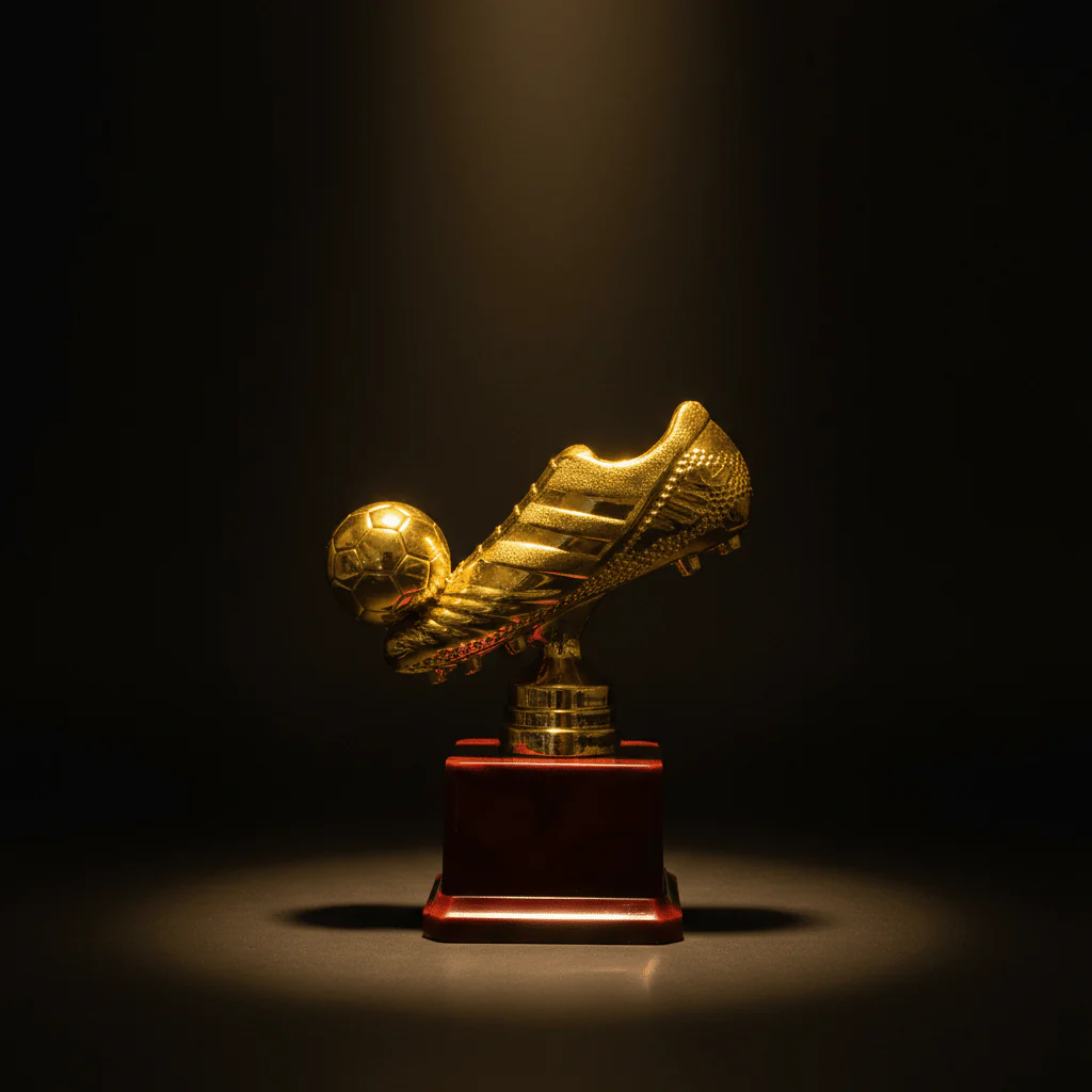 Gold Plastic Football Trophy – Golden Boot & Ball Award | 17×13cm | - Image 4