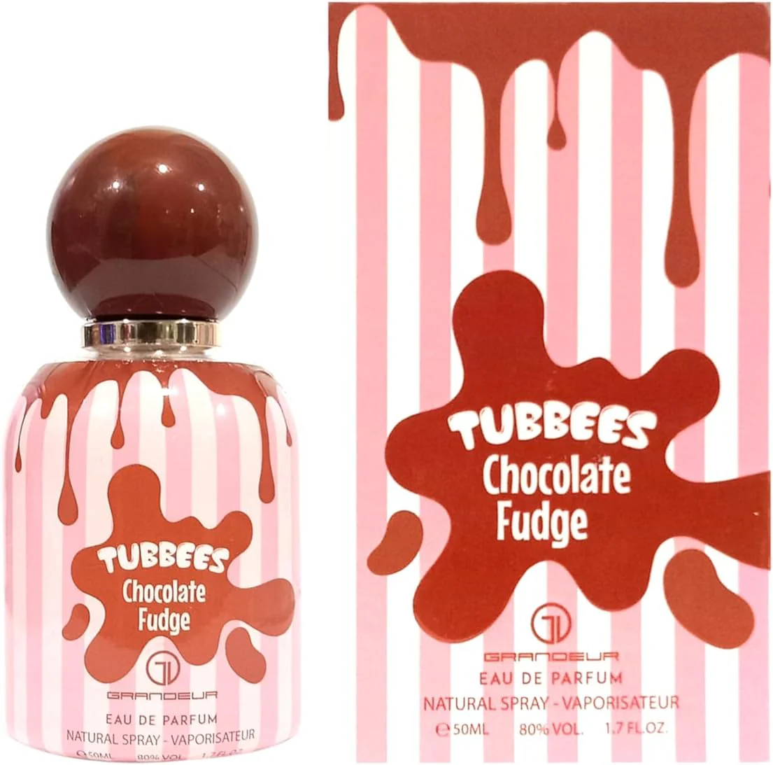 Grandeur Tubbees Perfume 50ML - Chocolate Fudge | Unisex Kid-Friendly Gourmand-Inspired Fragrance
