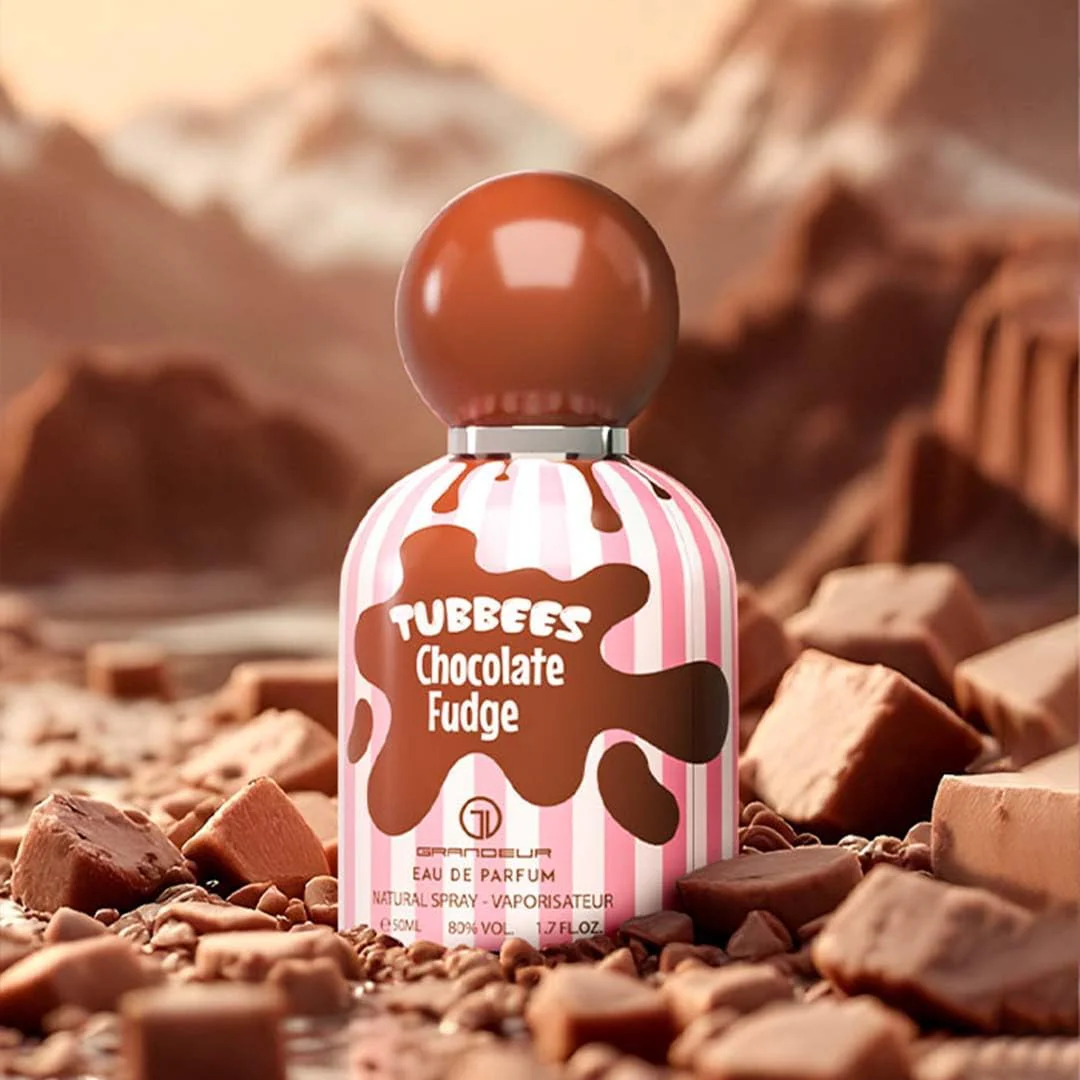 Grandeur Tubbees Perfume 50ML - Chocolate Fudge | Unisex Kid-Friendly Gourmand-Inspired Fragrance - Image 3