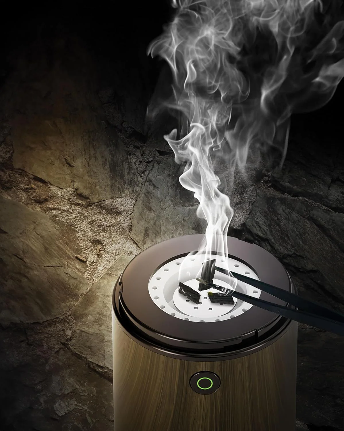 Green Lion Classic Bakhour, Rechargeable Incense Burner, Portable Electric Oud Incense, Arab Bakhoor Muslim Incense Holder, Auto-Off, 20W Power, Fast Burning, 15-18 Burning Cycles, for Home Office Car - Image 3