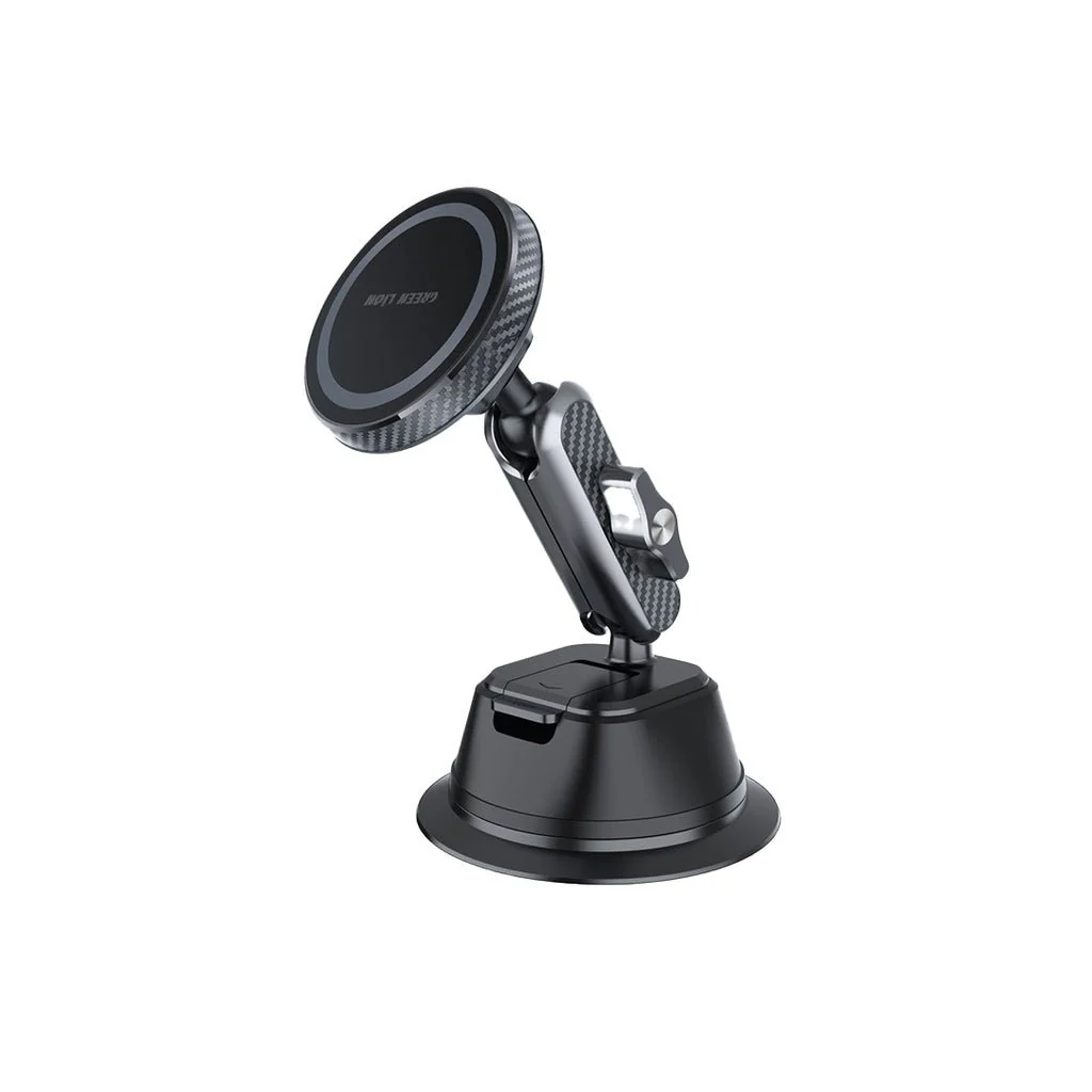Green Lion Halo MagSafe 2 Car Phone Holder, Strong Magnets - Black