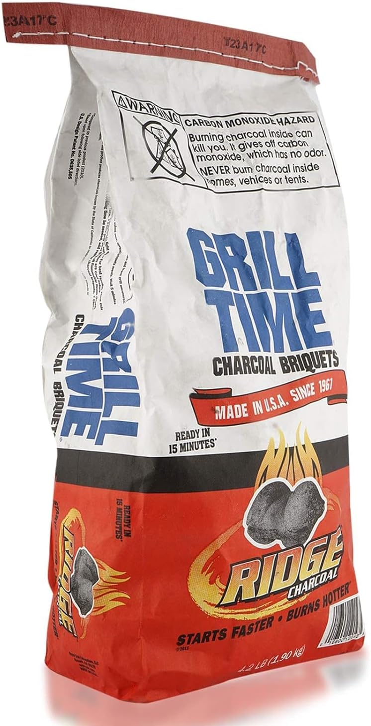 Grill Time Charcoal Briquets - 4.2 Lbs