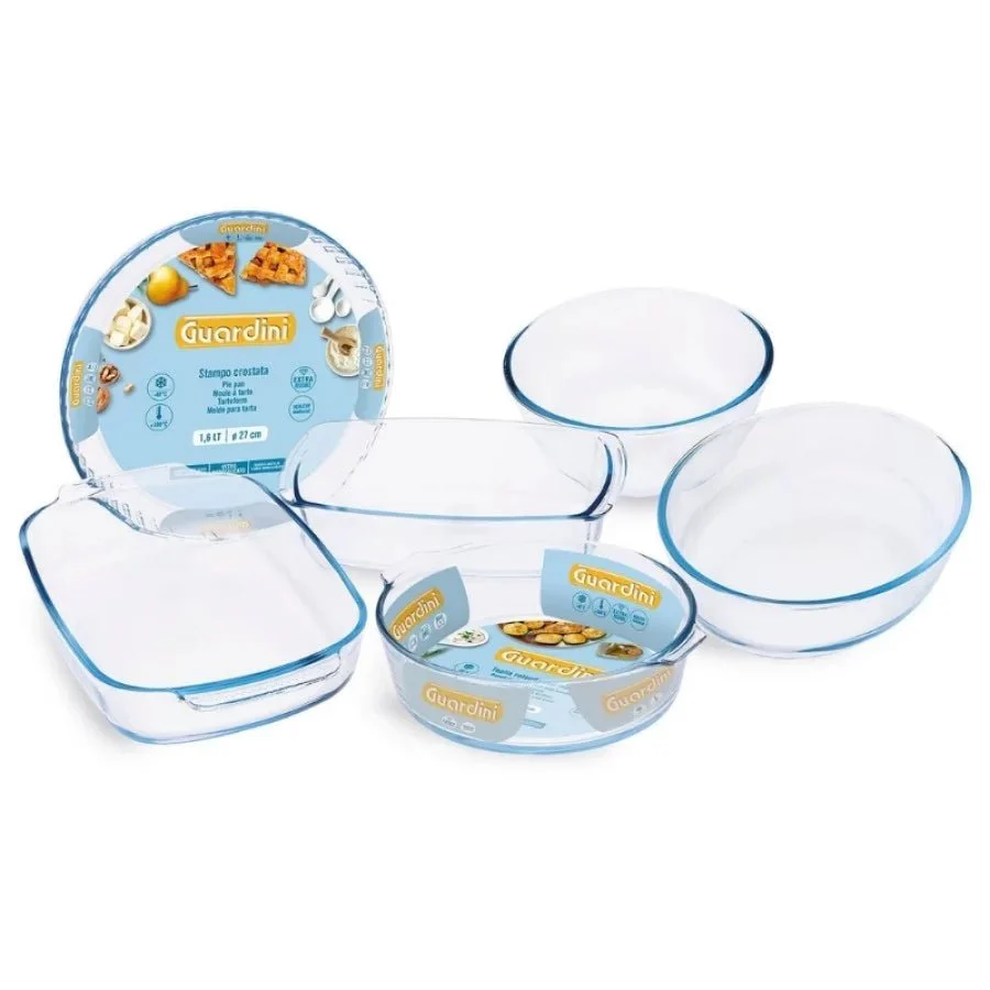 Guardini Borosilicate Glass Oval Baking Dish/Roaster 2.4 Liter, 30cm*21.5cm - Image 3