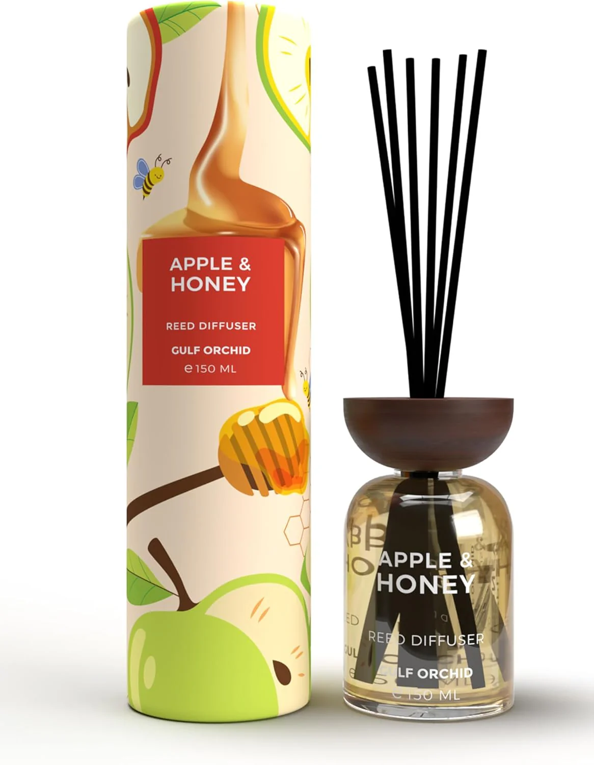 GULF ORCHID Reed Diffuser- Apple & Honey 150ml