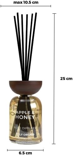 GULF ORCHID Reed Diffuser- Apple & Honey 150ml - Image 2