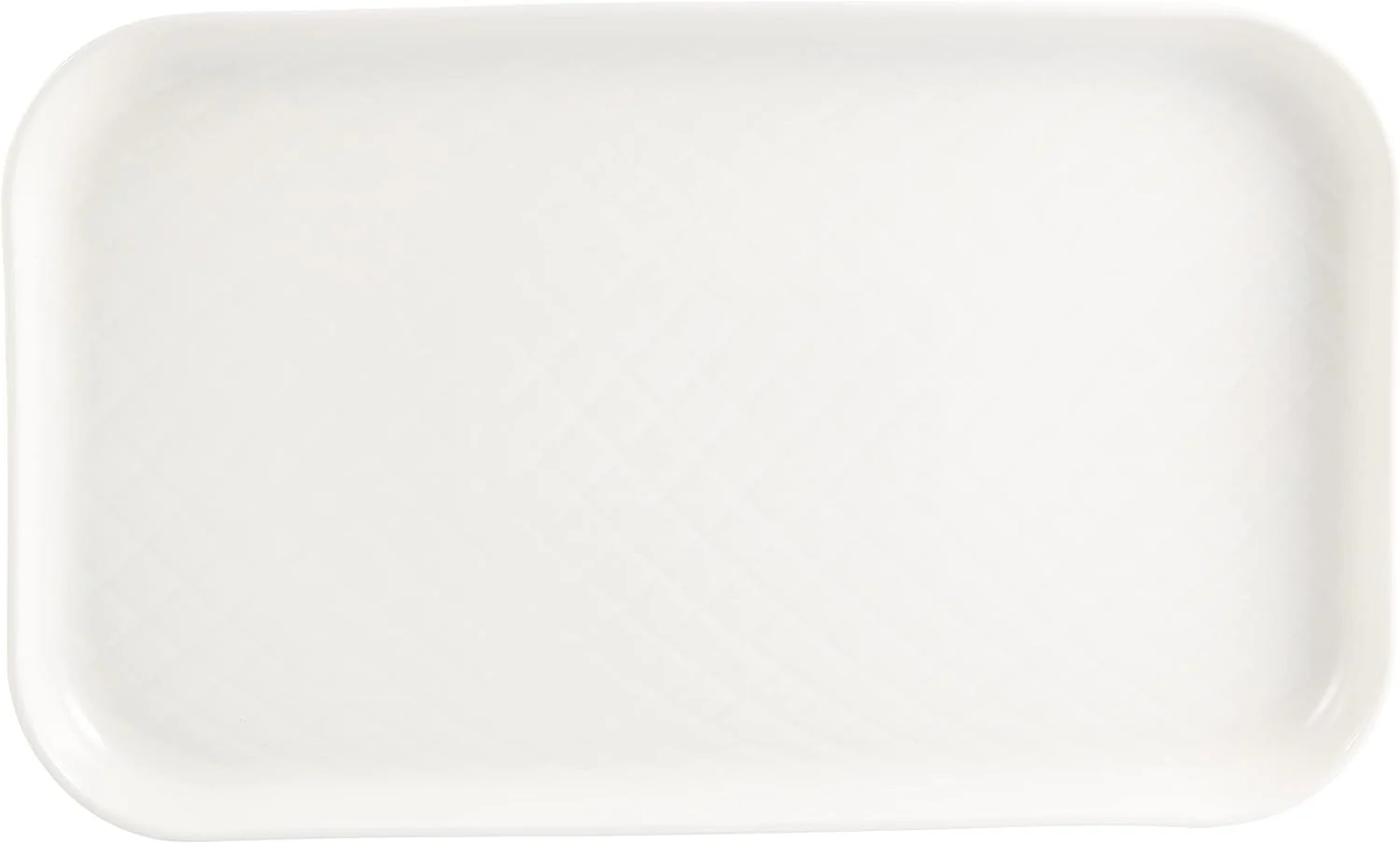 Symphony Collection – 32.5 x 19.5 x 3 cm White Ceramic Spiro Serving Platter - Image 3