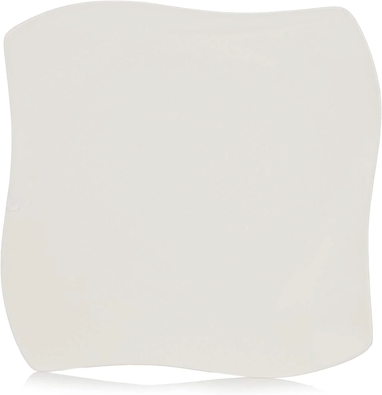 Symphony Collection – 24 x 2.5 cm White Ceramic Wave Plate - Image 4