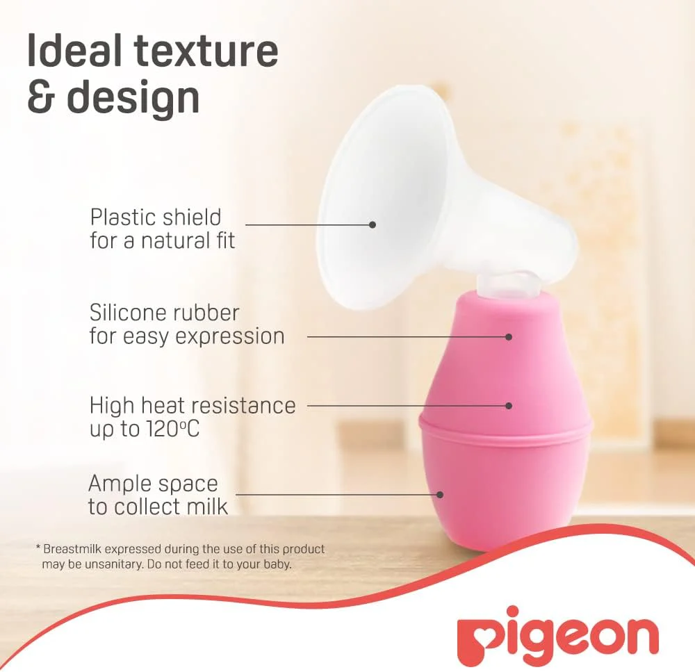 Pigeon Pigeon, Breast Care Pump Plastic, Silicone Rubber, Extracts Remained Breastmilk, Bpa & Bps Free - Image 2
