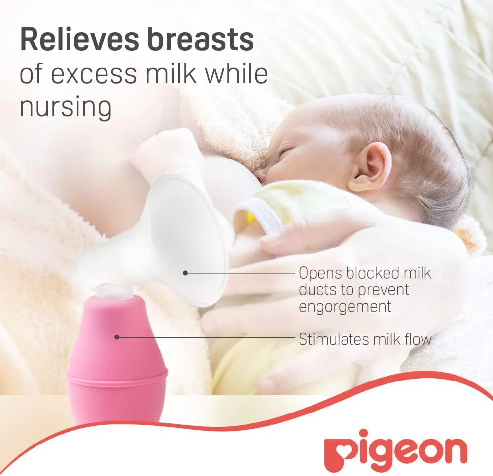 Pigeon Pigeon, Breast Care Pump Plastic, Silicone Rubber, Extracts Remained Breastmilk, Bpa & Bps Free - Image 6