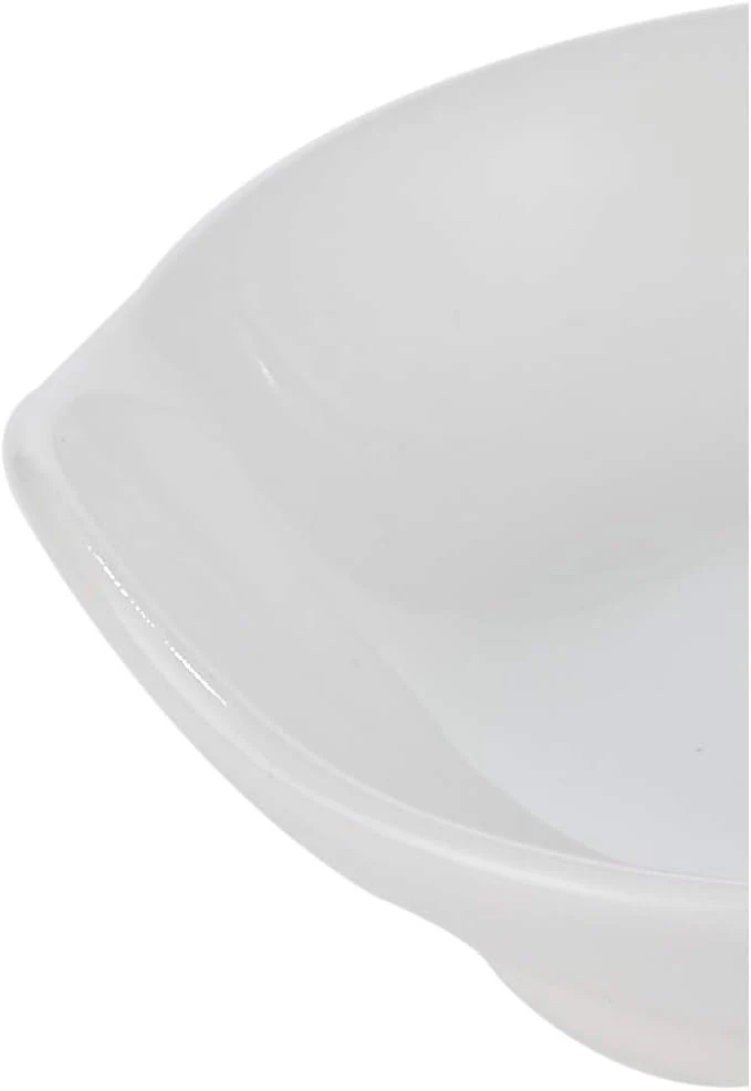 Symphony Elegant White Ceramic Sauce Set – 3 Unique-Shaped Pieces 250 Ml - Image 3