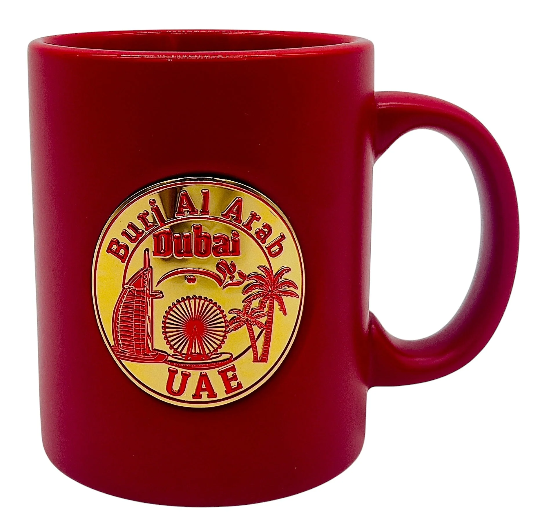 Habibi Dubai Souvenirs Mug 350ml, Red