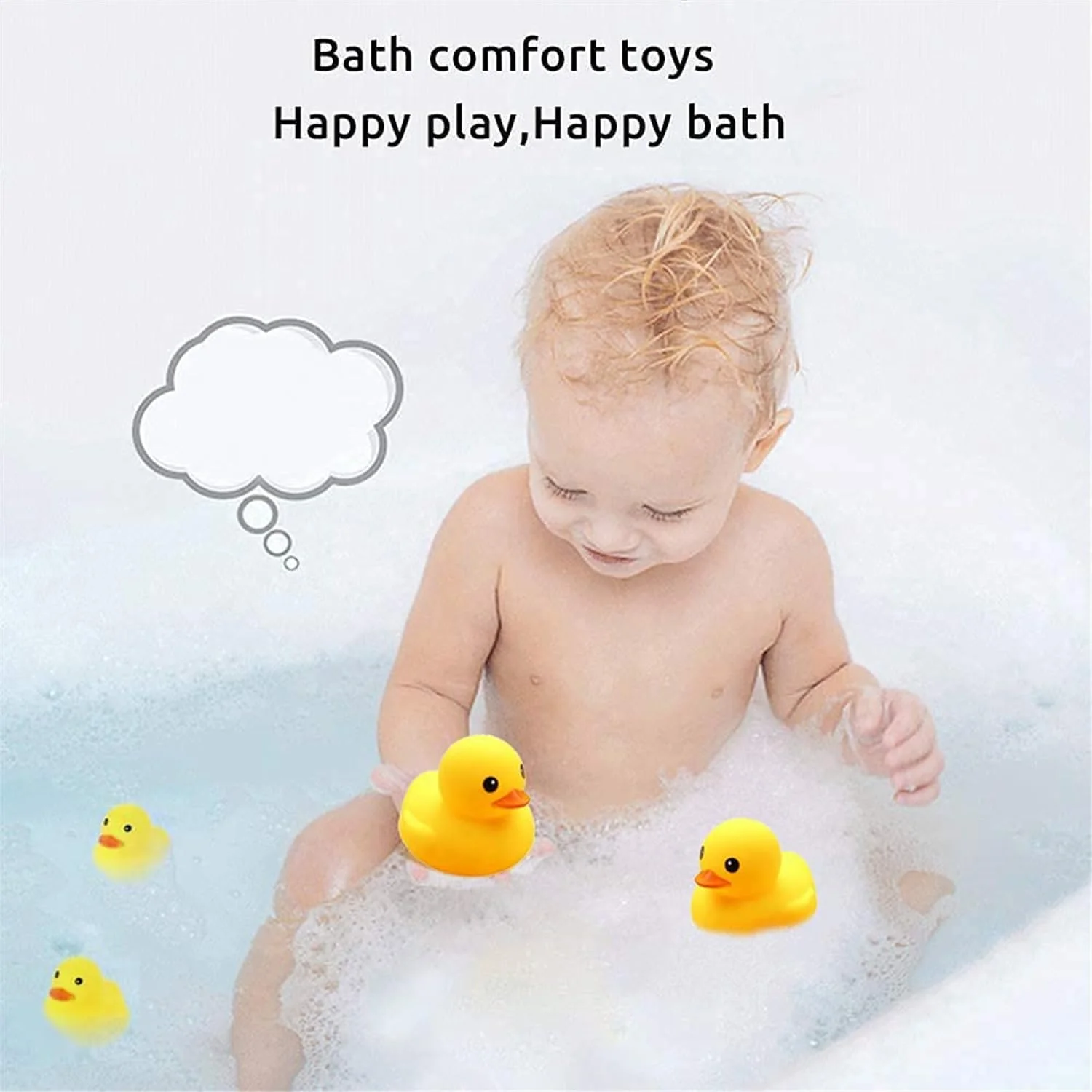 HAJIABAO 9-Piece Colorful Bath Duck Set – Floating Toys for Fun and Safe Bath Time Play - Image 2