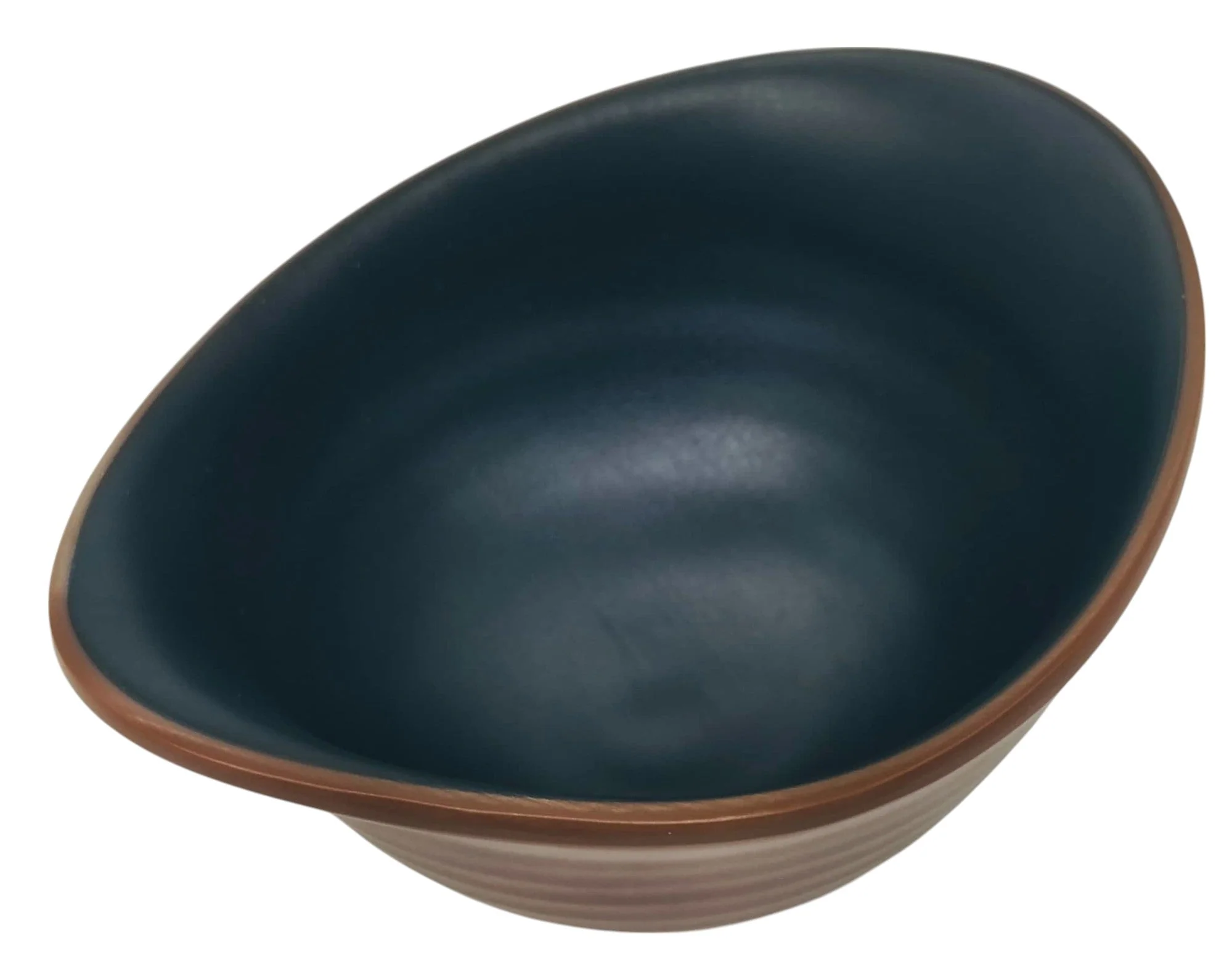 HARMONY Melamine Bowl 12cm*5cm, Brown/Black - Image 2