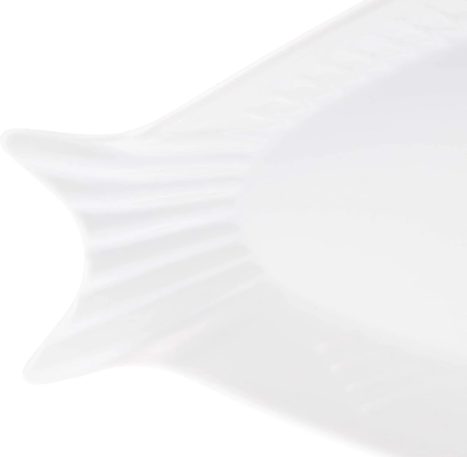 Harmony Melamine Horeca Serving Fish  Plate-45.5cmX20.7cmX3cm-White - Image 4