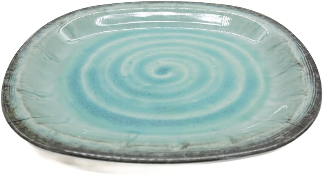 Harmony Melamine Oval Plate-30cmX24cm-Green - Image 2