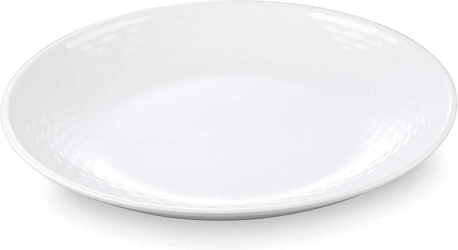 Harmony Melamine Round Big Serving Plate-40CM-White