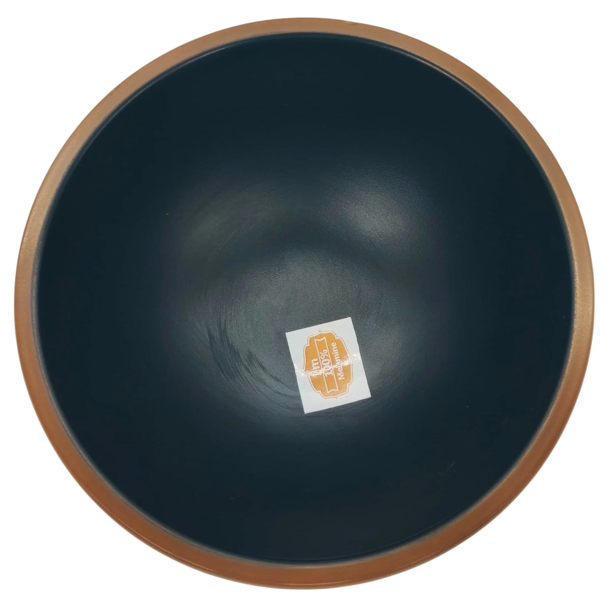 HARMONY Melamine Round Soup Bowl 12cm*5cm, Brown/Black - Image 3