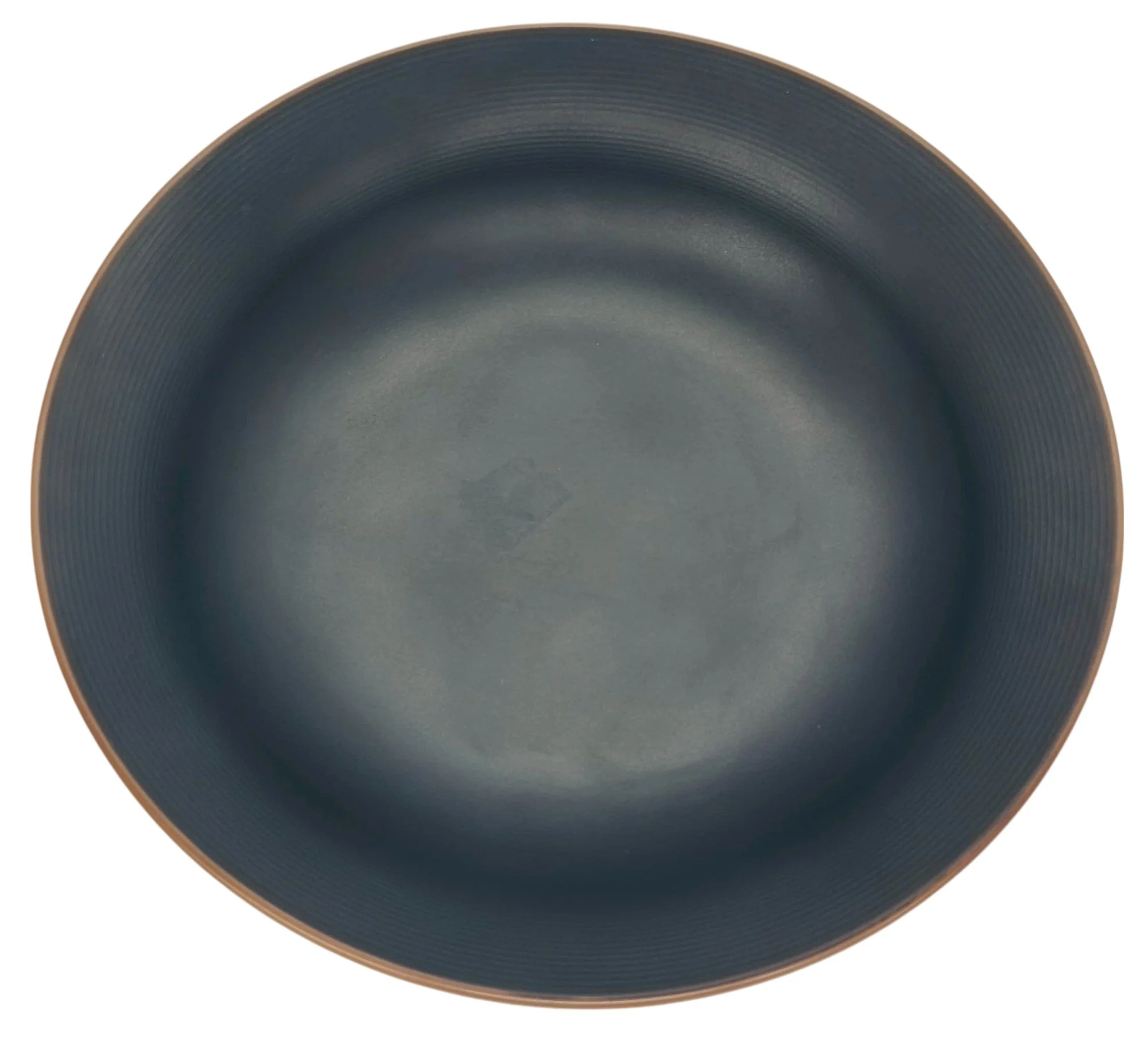 HARMONY Melamine Round Soup Bowl 22cm*4.5cm, Brown/Black - Image 3