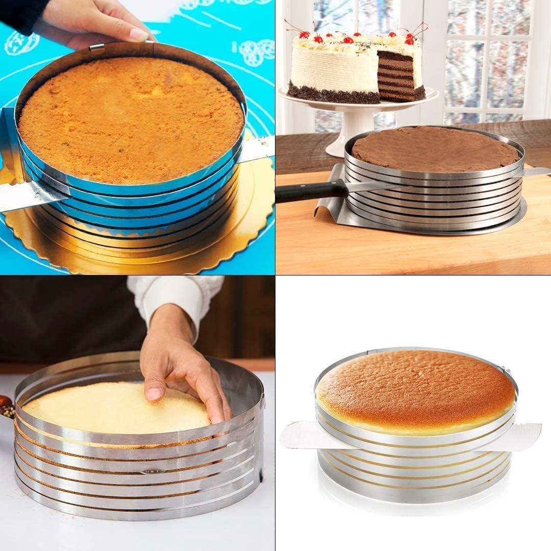 HARMONY Stainless Steel Adgustable Cake Leveler(Diameter: Max-8"   Min-6", Thickness:85mm) - Image 4