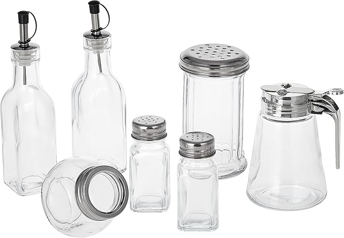 Harmony Table Top Cruet Set - 7 Pieces