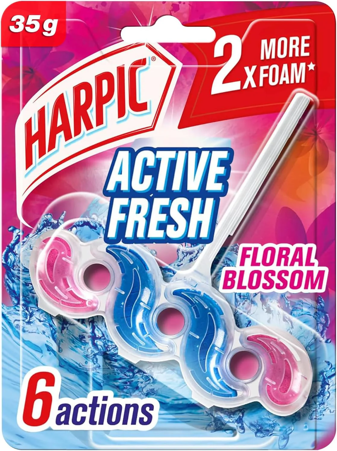 Harpic Floral Blossom Toilet Blocks Multicolour 35grams