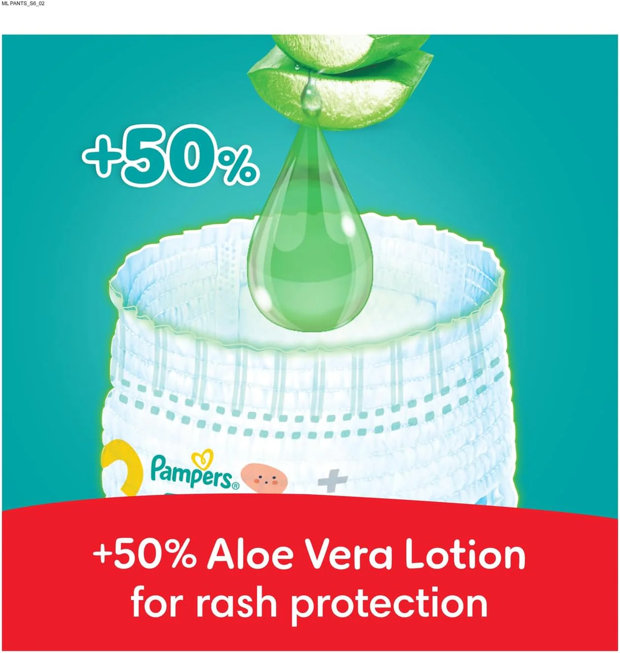 Pampers Rash Protection, Size 6, 16+ kg, Value Pack, 19 Diaper Pants - Image 6