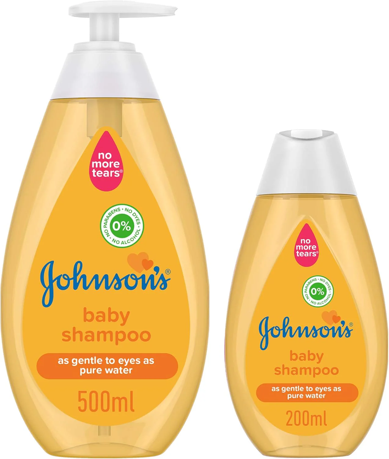 Johnson's Baby Shampoo – 500ml + 200ml Bundle