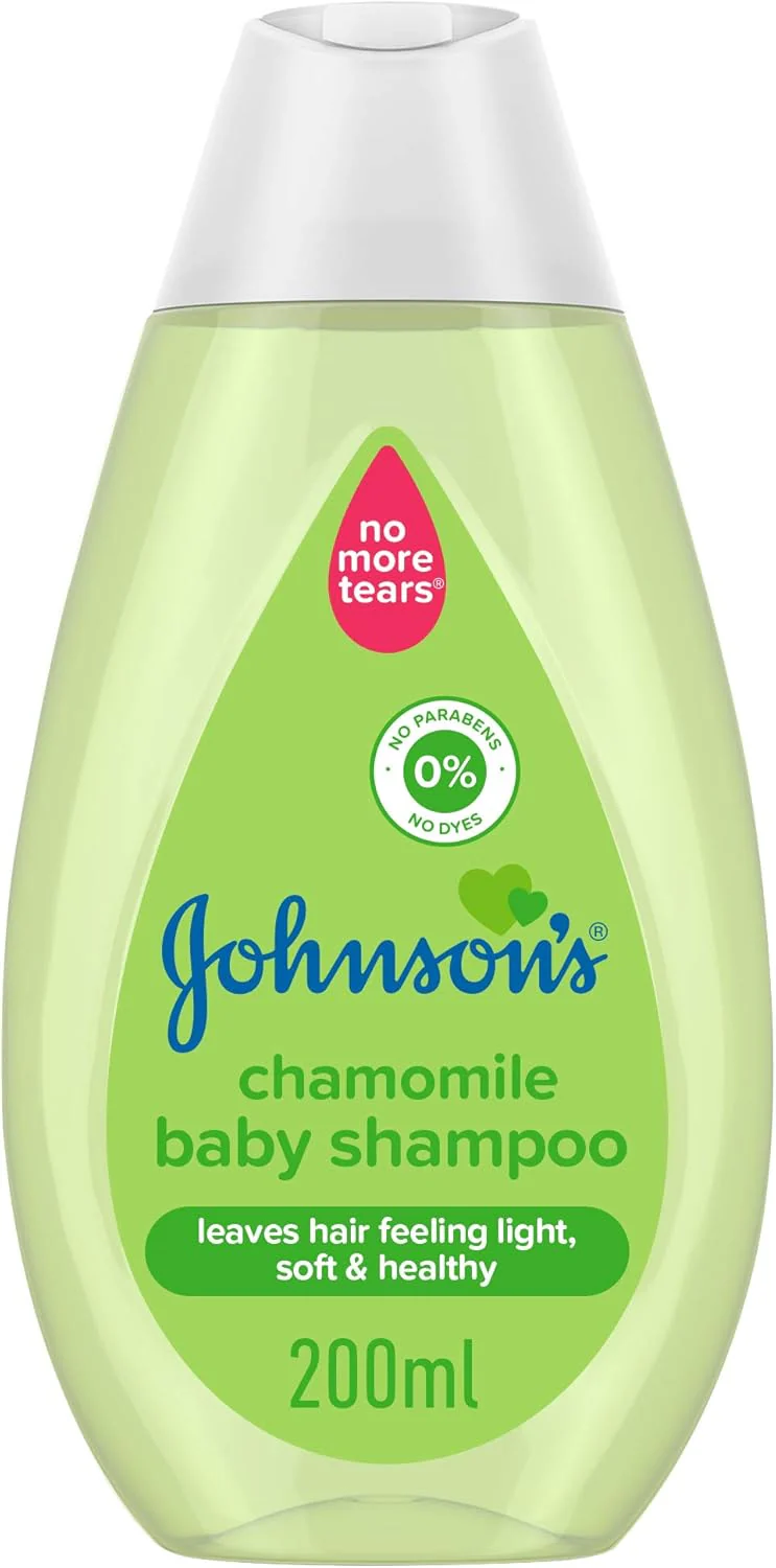 Johnson's Baby Shampoo Chamomile 200ml – No More Tears Formula