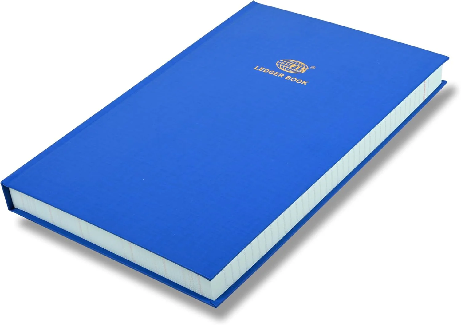 FIS Ledger Book – Foolscap Size | Hard Cover | 4 Quire | 2 Column | Blue | FSACLDC4Q73