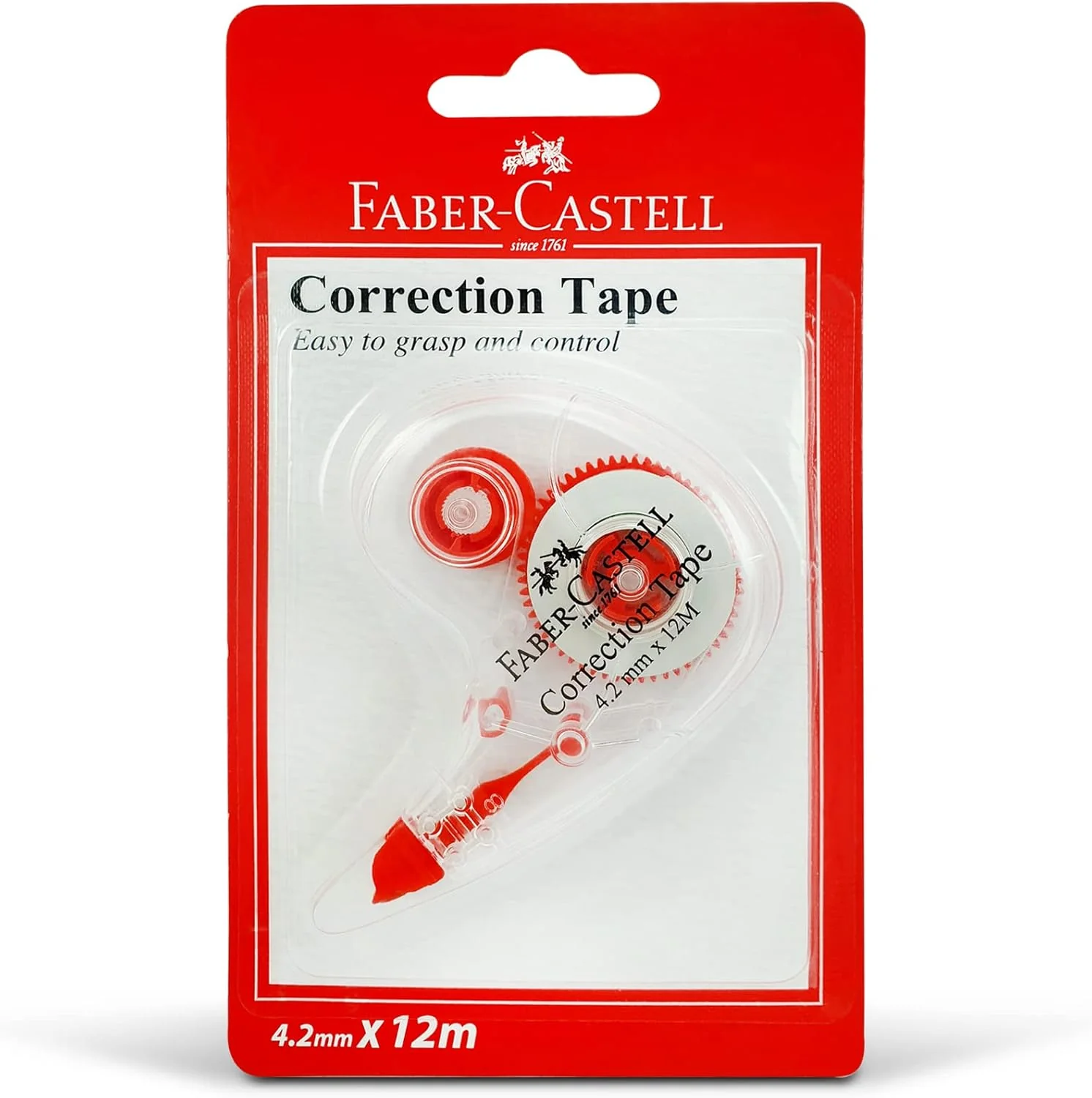 Faber-Castell Correction Tape in Blister Pack – 4.2 mm × 12 m