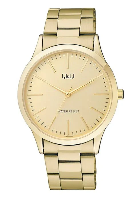 Q&Q Klassisch Japan Quartz Analog Watch - Gold Tone