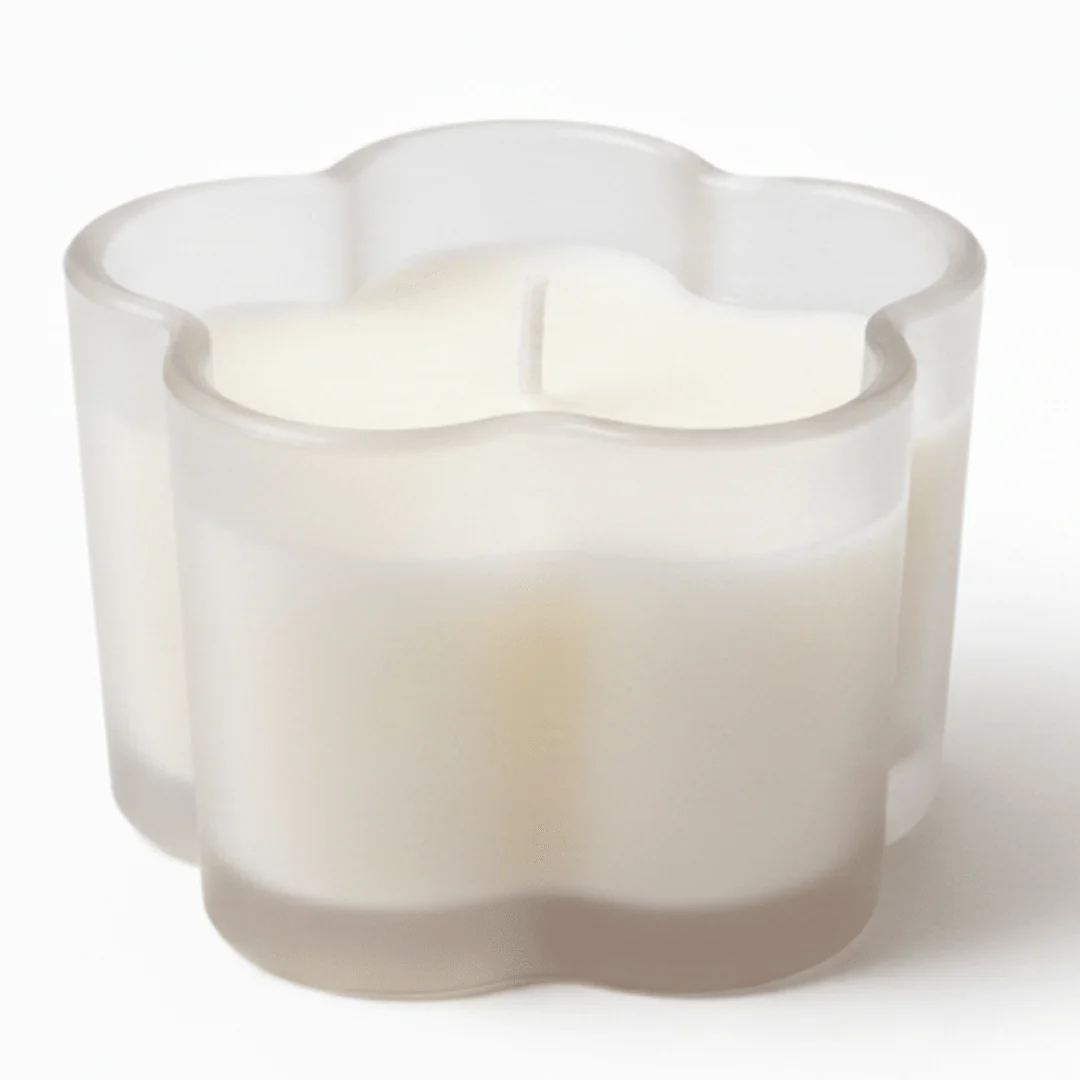 Home Fragrance Bay Leaf & Lime Decorative Aromatherapy Candle for Home and Office – 8 × 6 cm