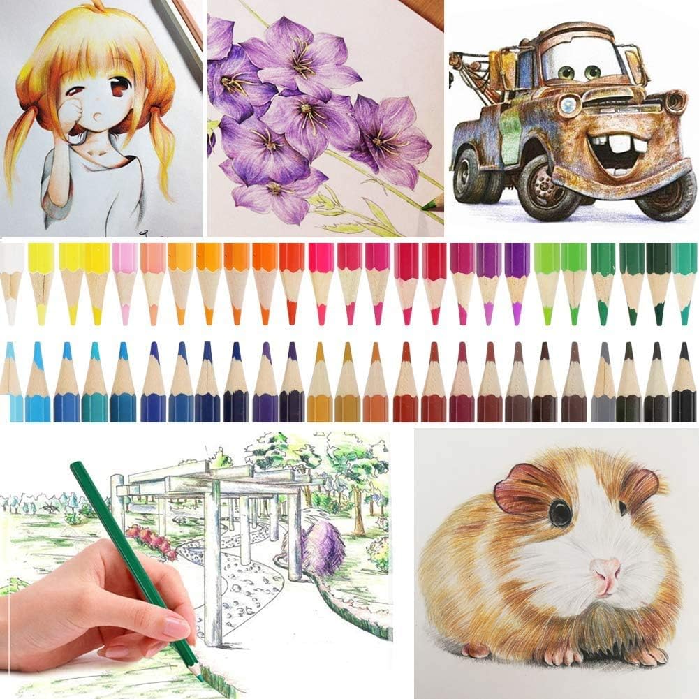 Hong Wei 48pcs Color Pencils, Advanced Color Hexagon Pencil, HW-CP-4801GA - Image 6